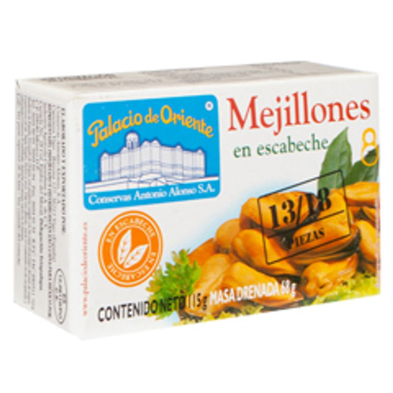 Palacio de Oriente Pickled Mussels - 4 oz Main image