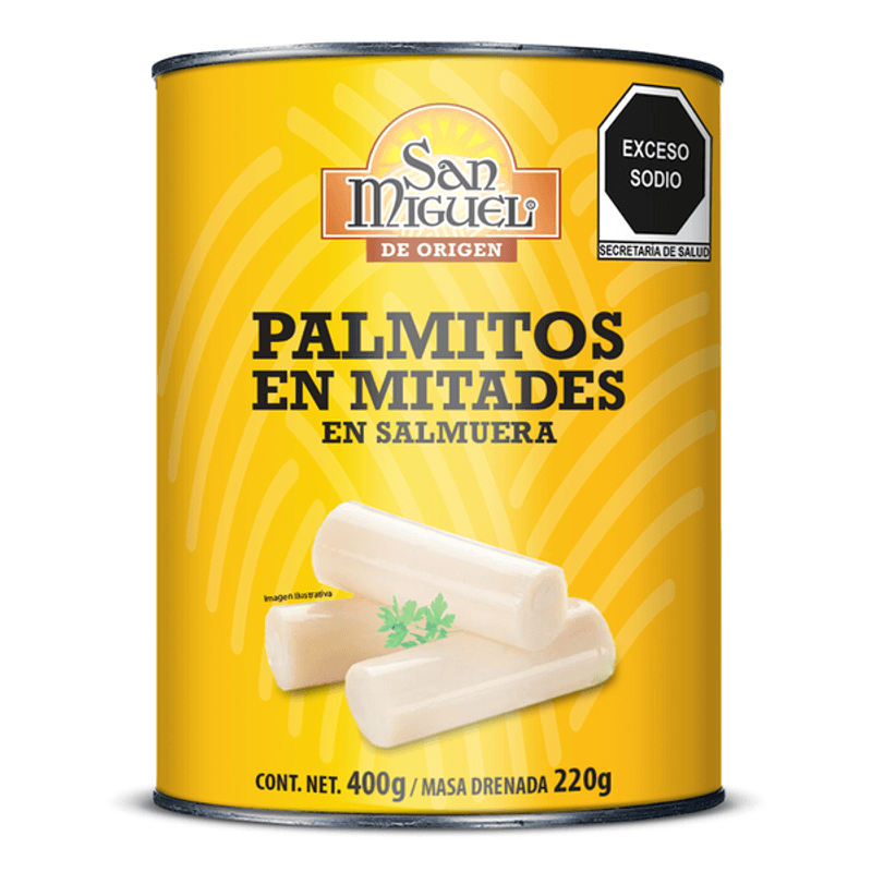 San Miguel Hearts of Palm in Brine Halves, 14 oz Main image