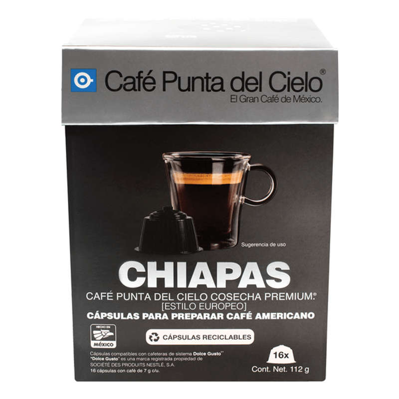 Punta del Cielo Chiapas Capsules DG Compatible 16 pcs, 4 oz