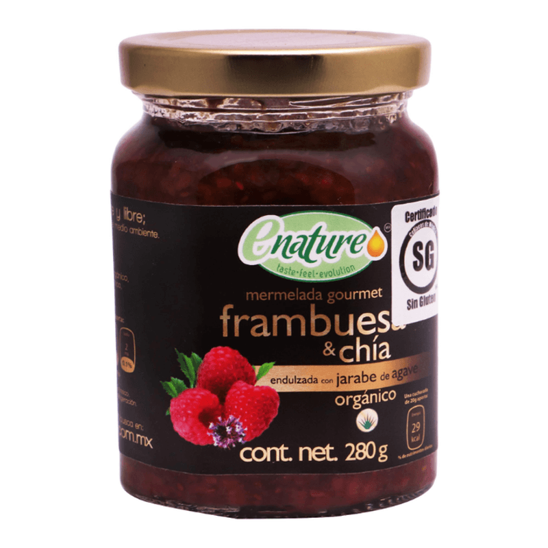 Enature Raspberry and Chia Jam - 10 oz Main image