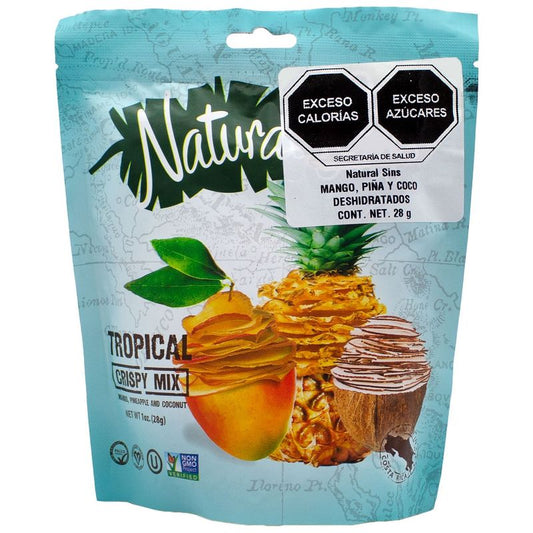 Tropical Mix Dehydrated Mango, Pineapple, and Coconut 1 oz