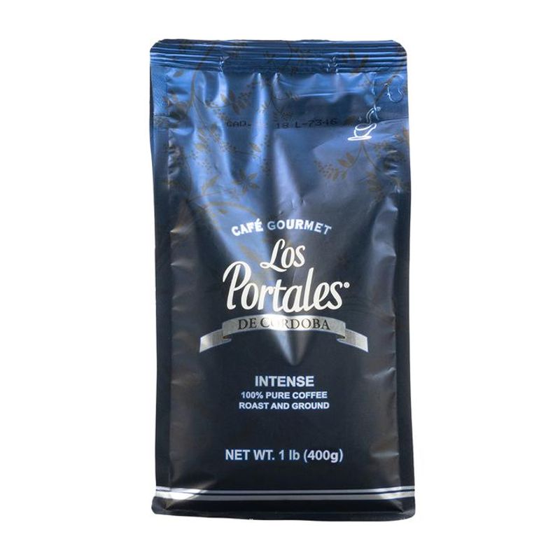 Los Portales Intense Roasted and Ground Coffee 14 oz Main image