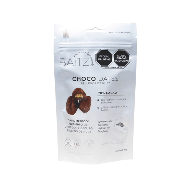 Baitz Choco Dates Stuffed with Nuts, 4.8 oz