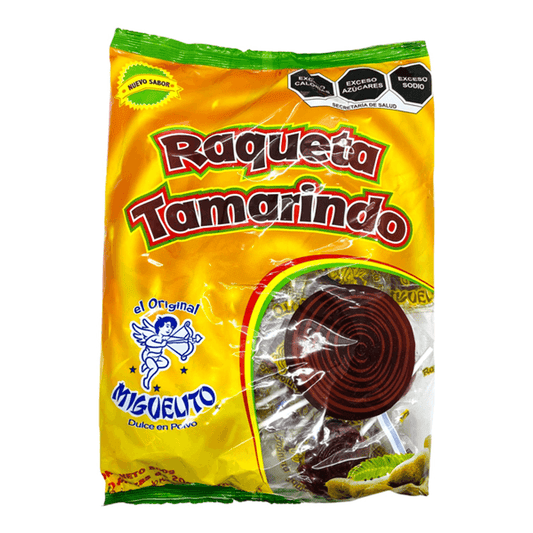 Miguelito Tamarind Racket Lollipop 1 Pc