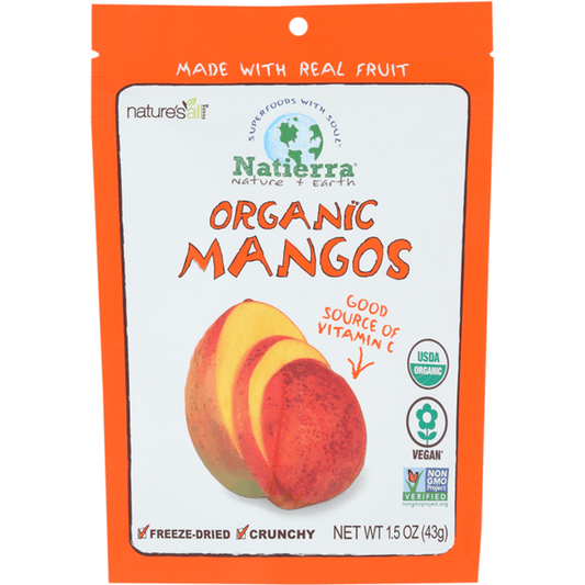 Natural Es Organic Freeze-Dried Mango 2 oz