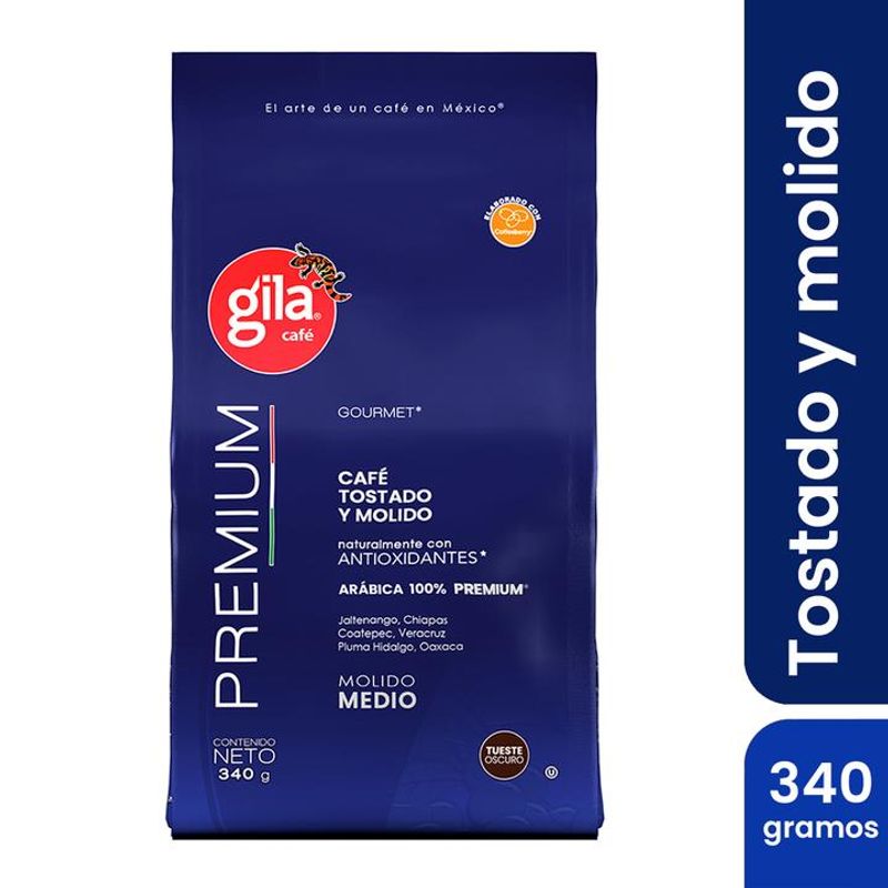 Gila Premium Gourmet Medium Roast and Ground Coffee 12 oz