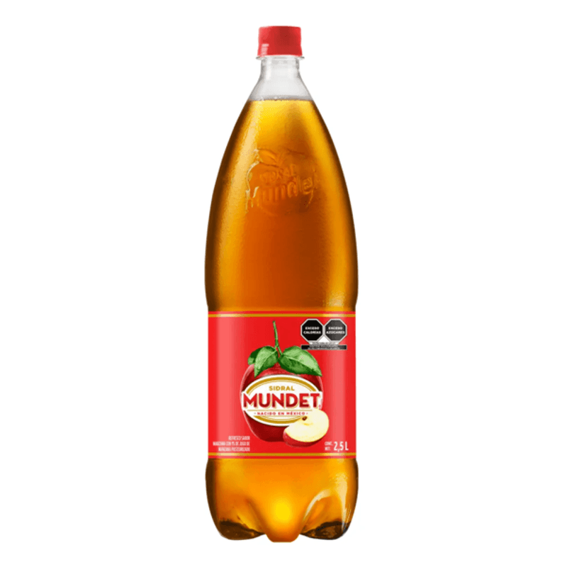 Sidral Mundet Apple Flavor Soda 85 oz Main image