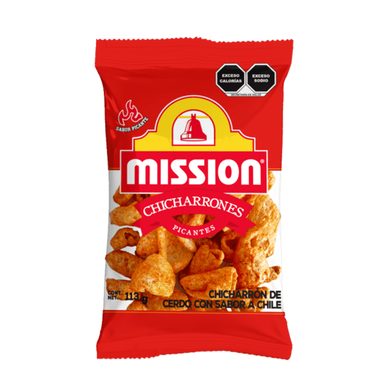 Mission Spicy Pork Cracklings, 4 oz
