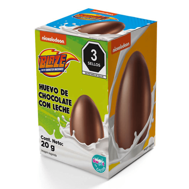 Grezon Blaze Chocolate Egg 3 oz Main image