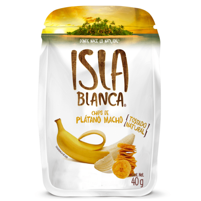 Isla Blanca Toasted Plantain Chips Natural - 1.4 oz Main image