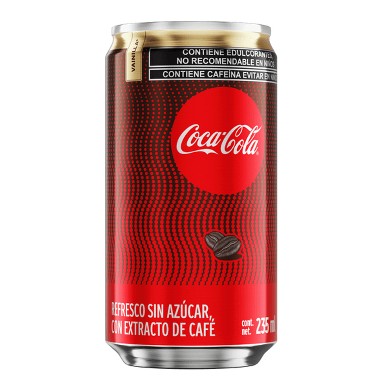 Coca Cola Sugar-Free Vanilla Coffee Flavor Soda - 8 oz Main image