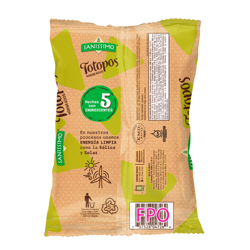 Sanissimo Nopal Corn Chips 9.9 oz Main image