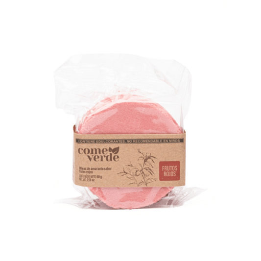 Amaranth Wafers Red Fruits Flavor 2 oz