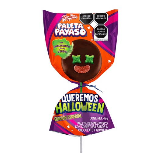 Paleta Payaso Halloween 2 oz