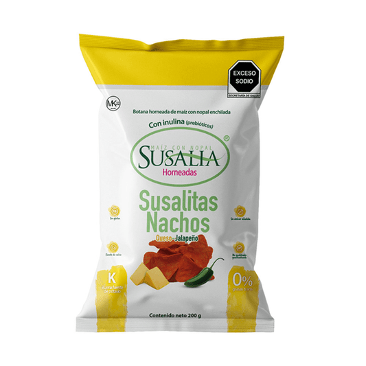 Baked Corn Snack with Nopal Susalitas Nacho 7 oz