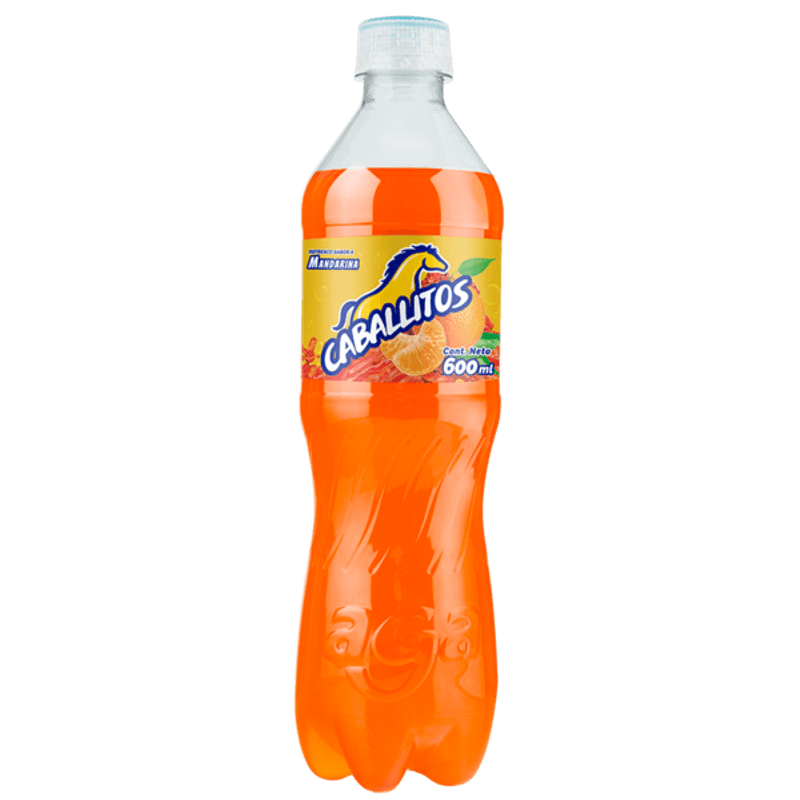 Caballitos Mandarin Flavor Soda 20 oz