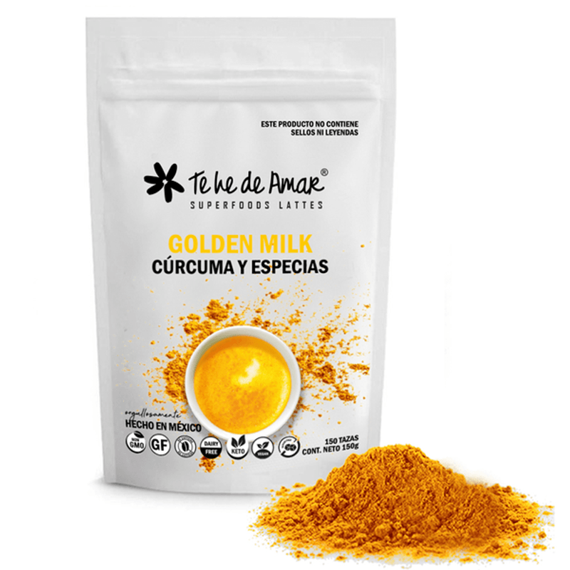 Te He De Amar Golden Milk Turmeric and Spices, 5.3 oz