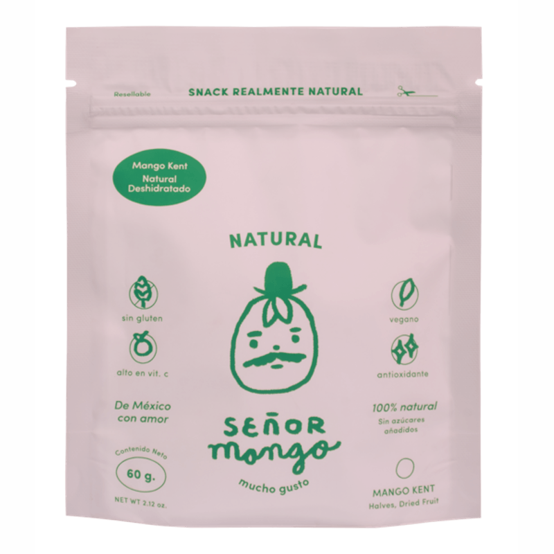 Señor Mango Natural Dried Kent Mango Snack - 2 oz