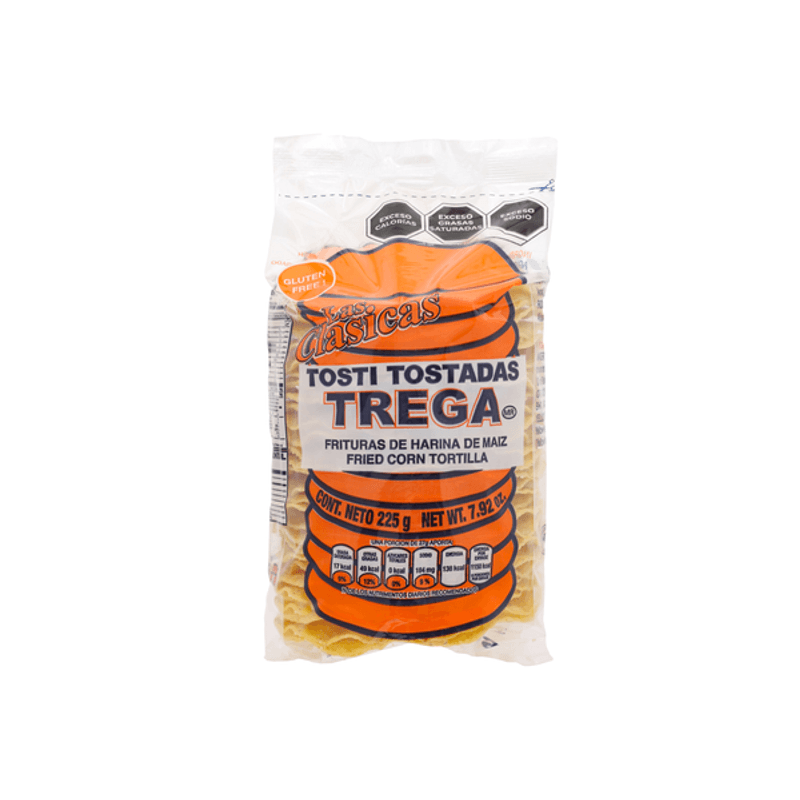 Trega Natural Toasted Tortillas 8 oz Main image