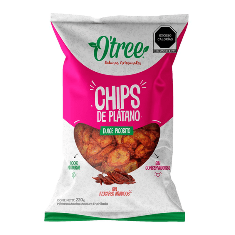 Otree Spicy Sweet Banana Chips - 8 oz Main image