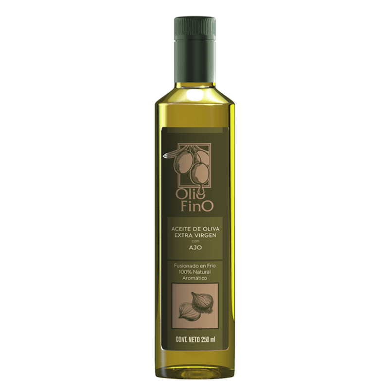 Extra Virgin Olive Oil with Garlic - 8 oz Main image