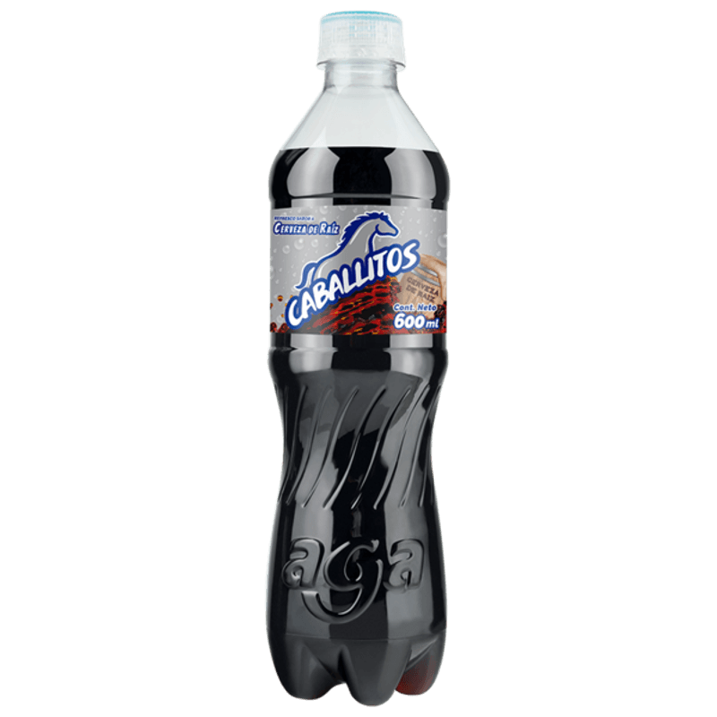 Caballitos Vanilla Root Beer Flavor Soda - 20 oz