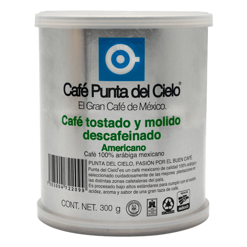 Punta del Cielo American Decaf Ground Coffee - 11 oz