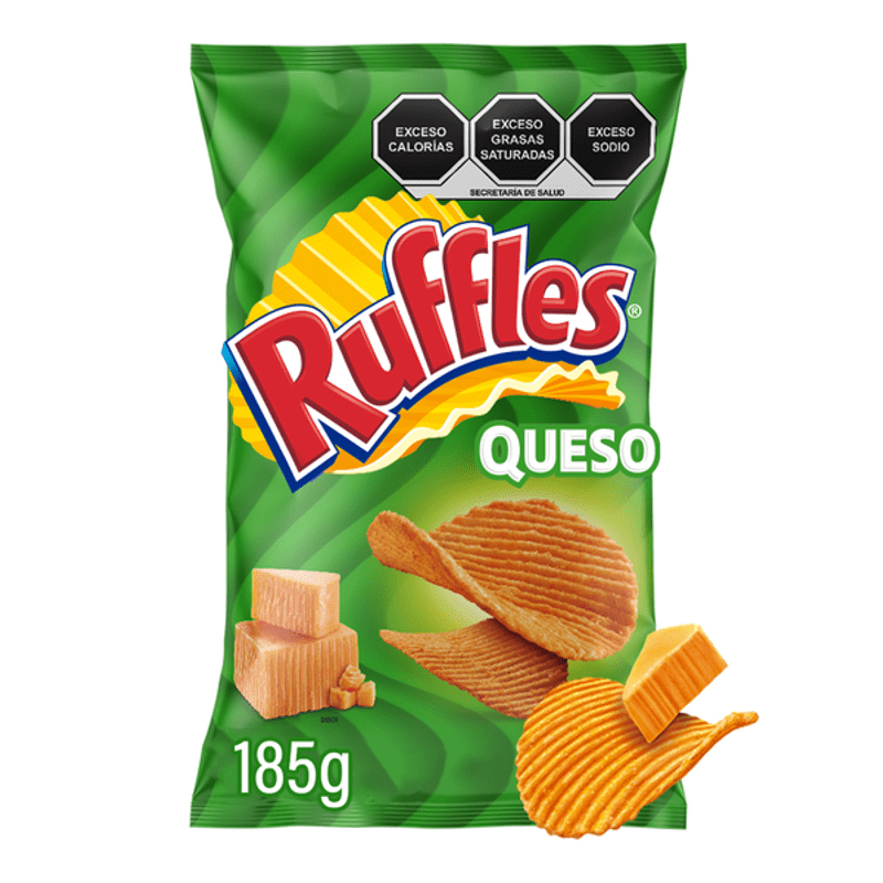Ruffles Cheese Flavor Wavy Potato Chips 7 oz Main image