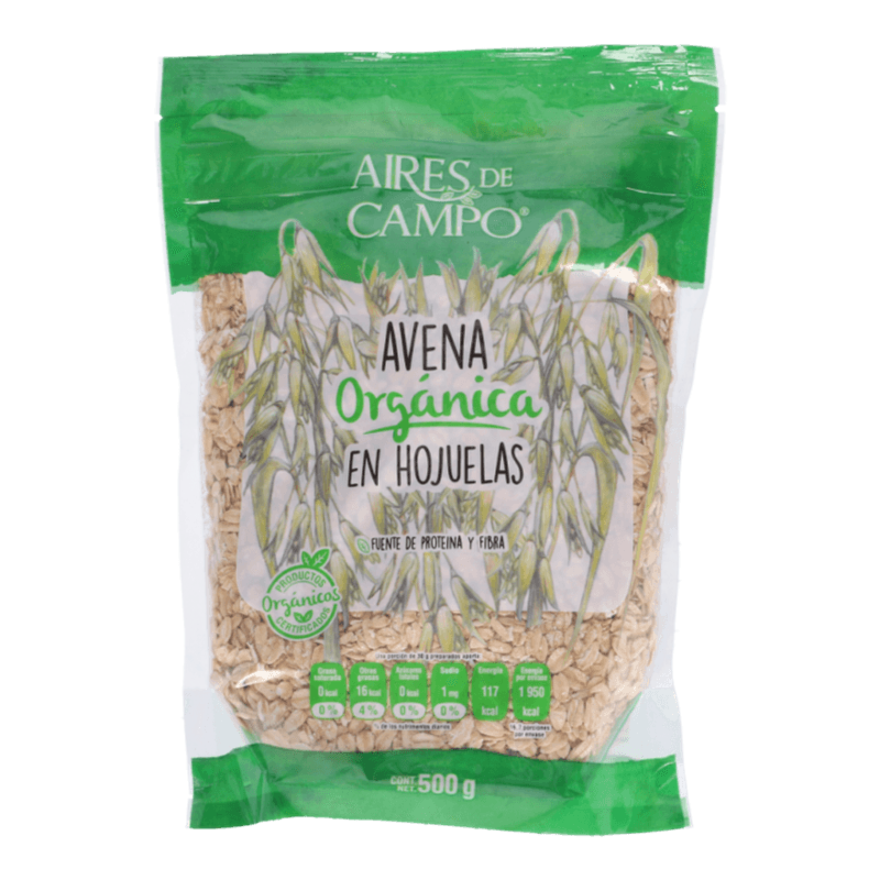 Aires de Campo Organic Rolled Oats 18 oz Main image
