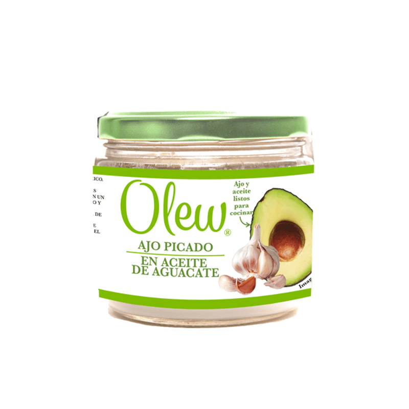 Olew Chopped Garlic in Avocado Oil, 8 oz Main image