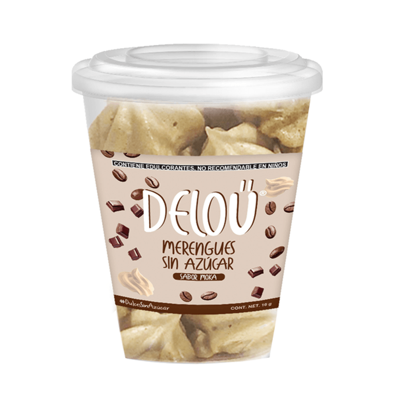 Deloü Mocha Flavor Keto Meringue 0.6 oz