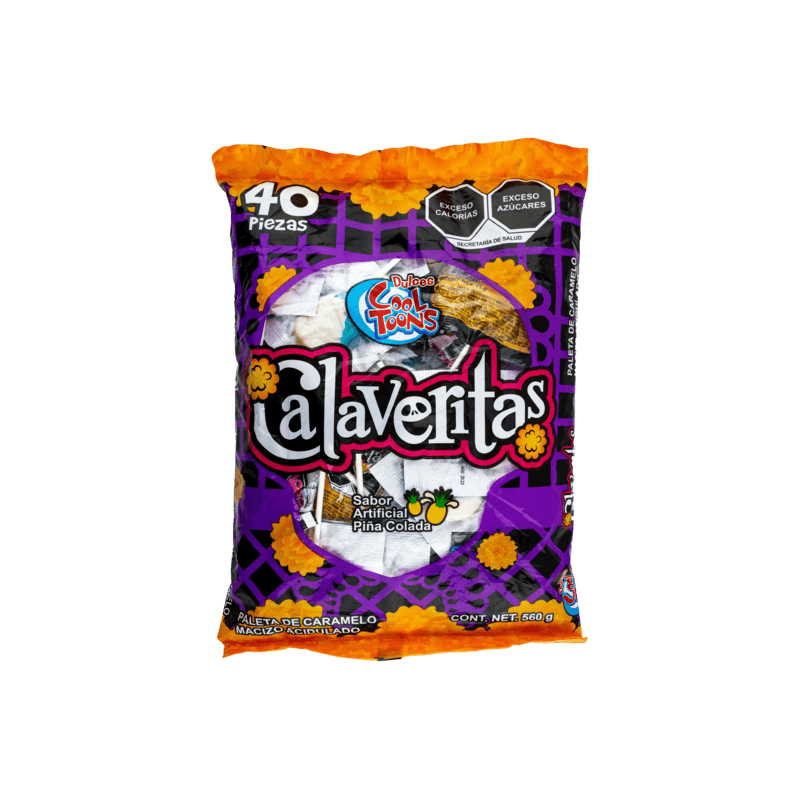 Cool Toons Skull Lollipops - 40 Pieces