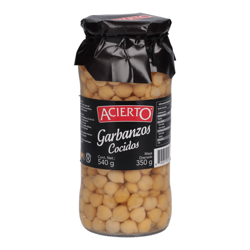 Acierto Cooked Chickpeas 19 oz Main image