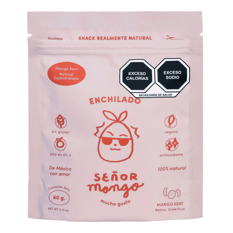 Señor Mango Dried Kent Mango Snack - 2 oz