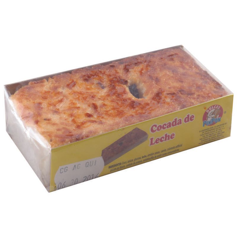 Dulces Pin Pon Coconut Cocada, Milk Sugar Single Piece Main image