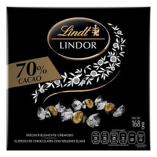 Lindt Lindor 70% Cacao Chocolate Box 5.9 oz