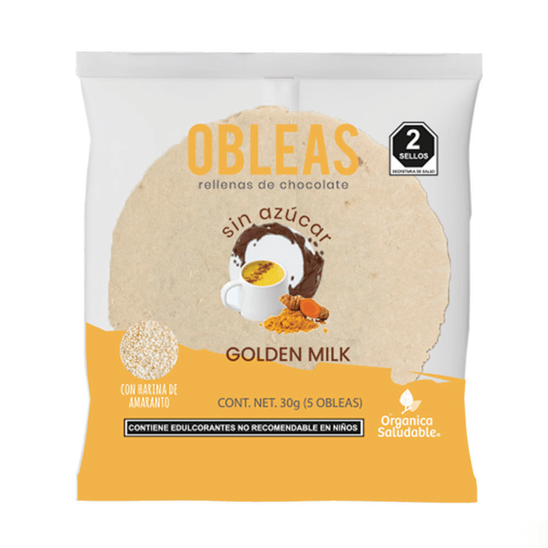 Golden Milk Wafer Filled with Sugar-Free Chocolate 11 oz