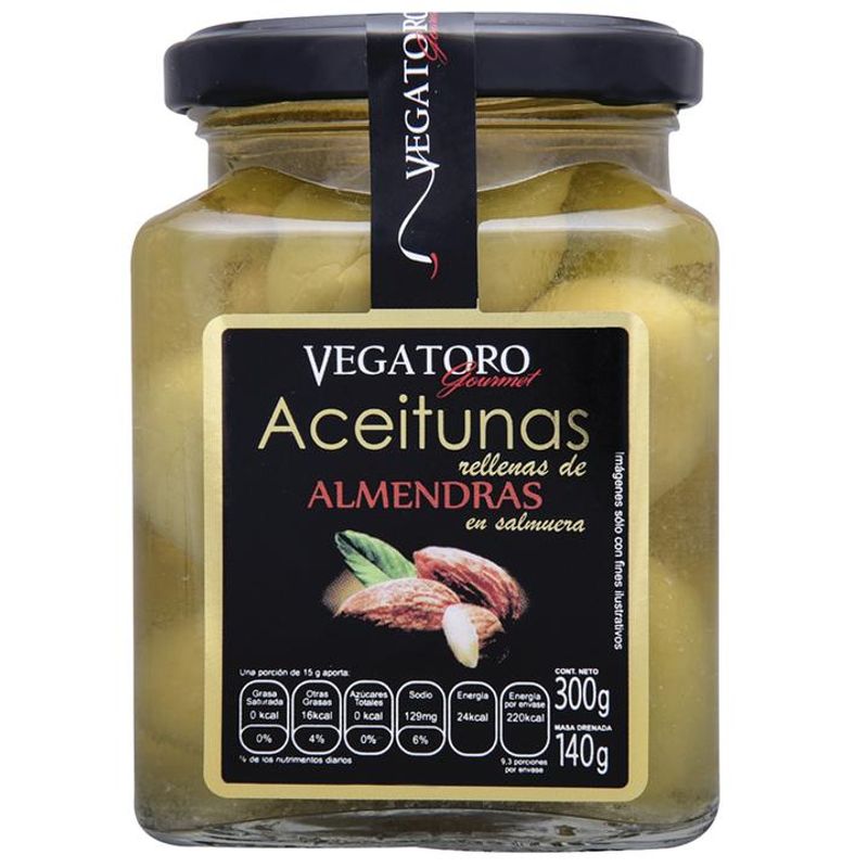 Vegatorio Olive Stuffed with Almonds 11 oz Main image