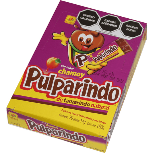 Tamarind Candy Bars Pulparindo Tama 20 Pcs