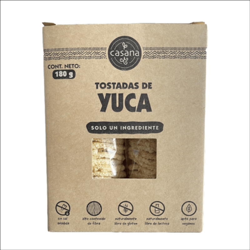 Casana Organic Natural Yuca Tostadas, 6 oz Main image