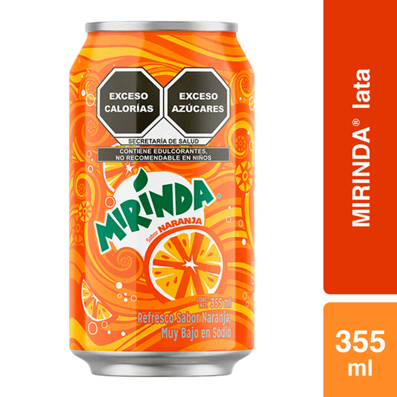 Mirinda Orange Flavor Soda 12 oz Main image