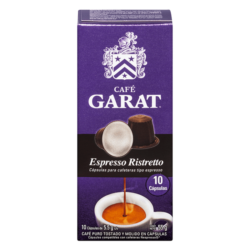 Garat Roasted and Ground Espresso Capsule Coffee 2 oz Main image