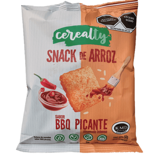 Cerealty Spicy BBQ Rice Snacks - 2 oz