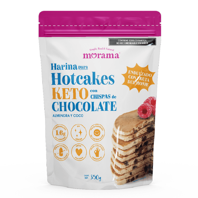 Morama Keto Pancakes with Chocolate Chips, 12 oz Main image