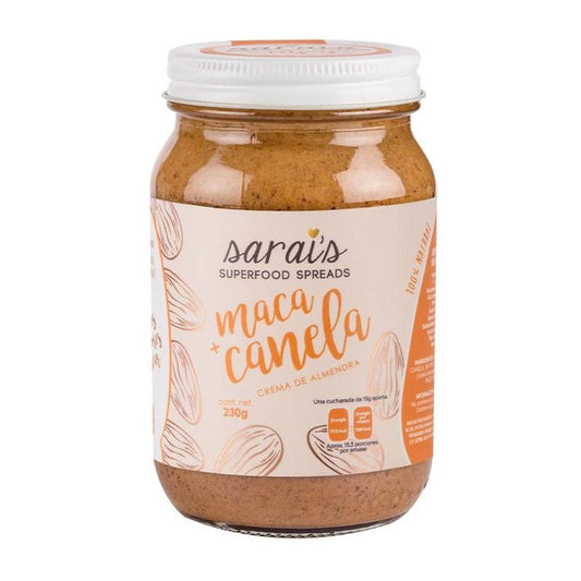 Sarais Almond Cream with Maca and Cinnamon - 8 oz