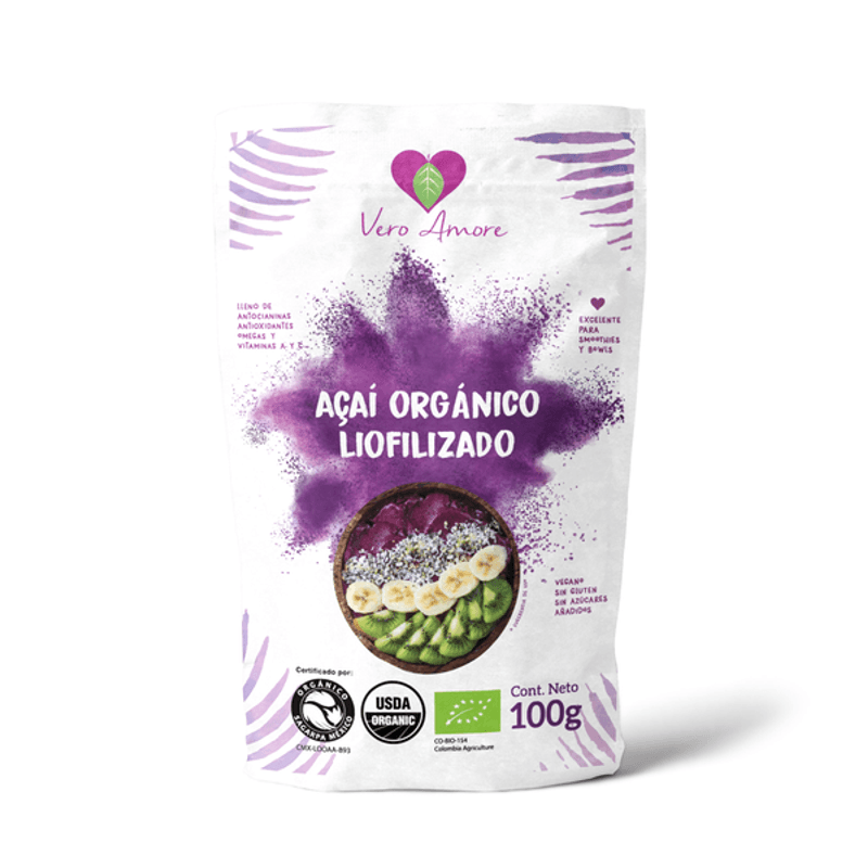 Vero Amore Organic Freeze-Dried Acai - 3.5 oz