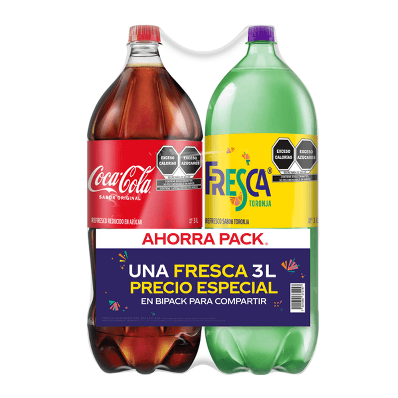 Bi Pack Soda Original and Fresh - 102 oz (1 Piece)