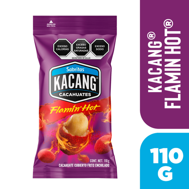 Sabritas Flamin' Hot kacang Peanuts 4 oz Main image