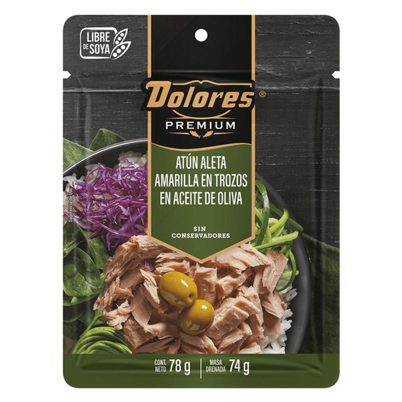 Dolores Tuna in Olive Oil Pouch 3 oz Main image