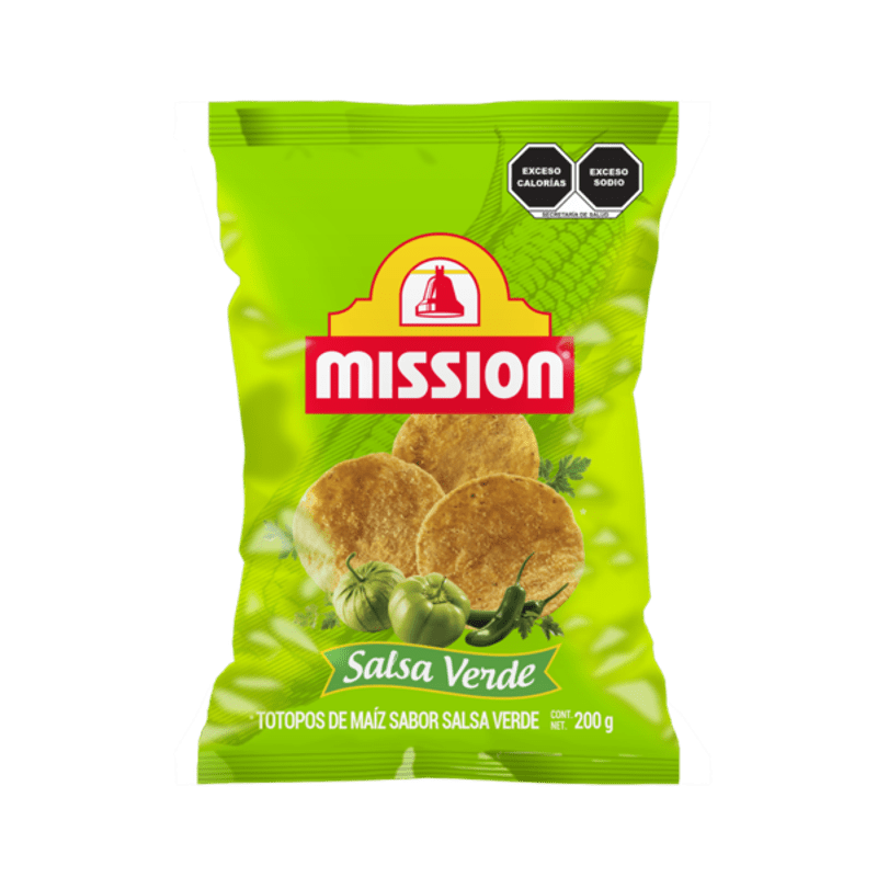 Mission Green Salsa Totopos 7 oz Main image